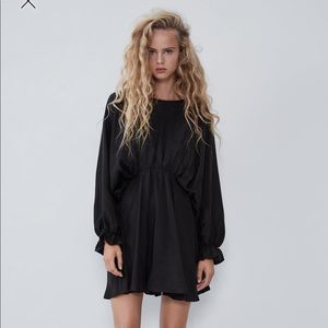 Zara Satin Retro Dress NWTs Sz. M